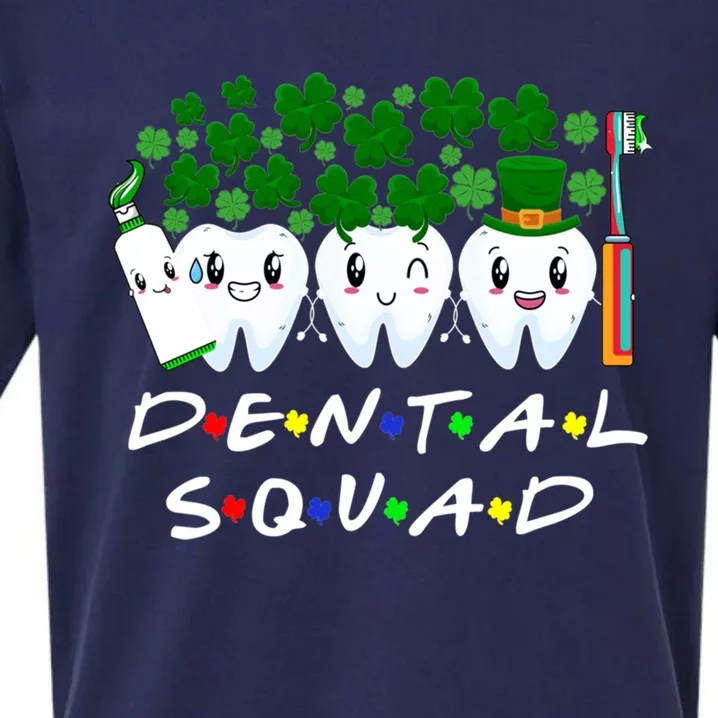 Irish Tooth Hat St Patricks Day Dentist Dental Hygienist Gift Sueded Cloud Jersey T-Shirt