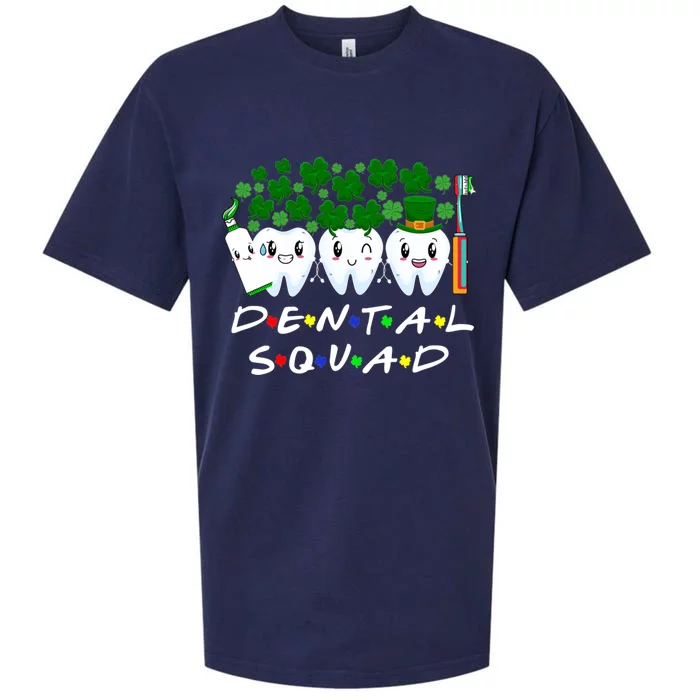 Irish Tooth Hat St Patricks Day Dentist Dental Hygienist Gift Sueded Cloud Jersey T-Shirt