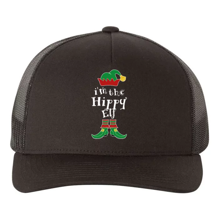 Im The Hippy Elf Family Matching Funny Yupoong Adult 5-Panel Trucker Hat