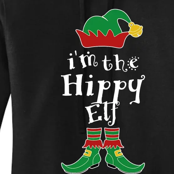 Im The Hippy Elf Family Matching Funny Women's Pullover Hoodie