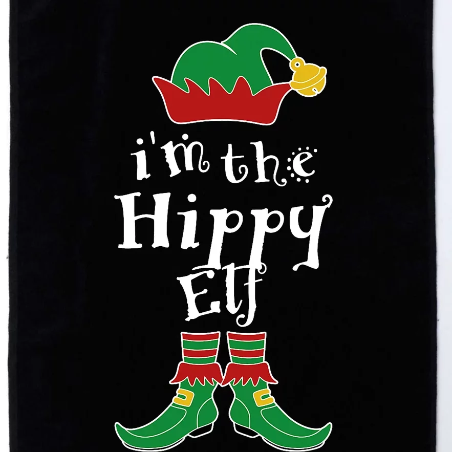 Im The Hippy Elf Family Matching Funny Platinum Collection Golf Towel