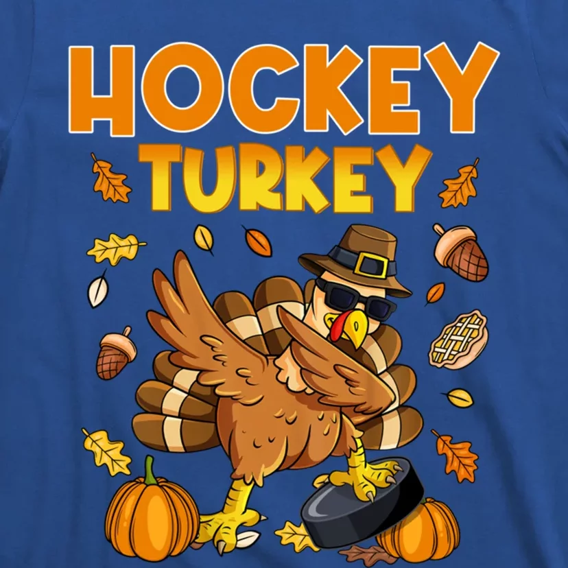 IM The Hockey Turkey Dabbing Thanksgiving Funny Thankful Gift T-Shirt