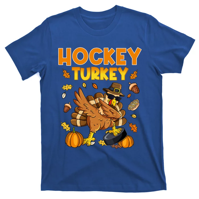 IM The Hockey Turkey Dabbing Thanksgiving Funny Thankful Gift T-Shirt