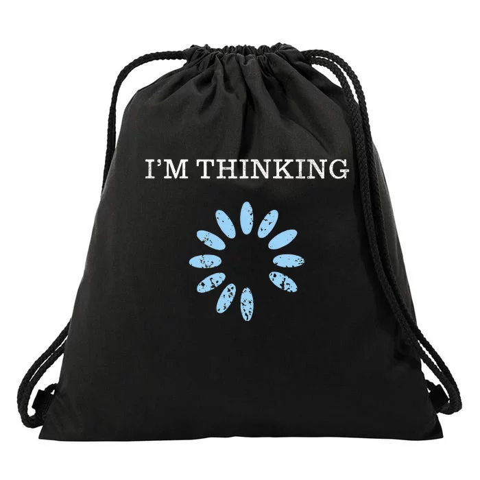 IM Thinking It Nerd Geeks Programmers Drawstring Bag