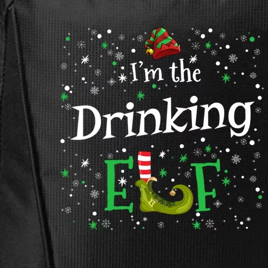 Im The Ing Elf Funny Group Matching Family Pj Xmas Gift City Backpack