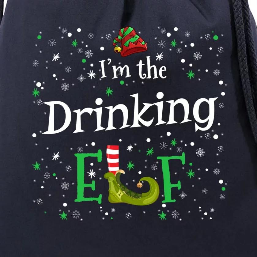 Im The Ing Elf Funny Group Matching Family Pj Xmas Gift Drawstring Bag