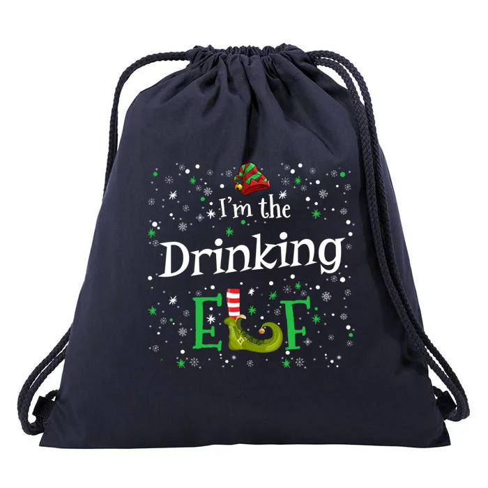 Im The Ing Elf Funny Group Matching Family Pj Xmas Gift Drawstring Bag