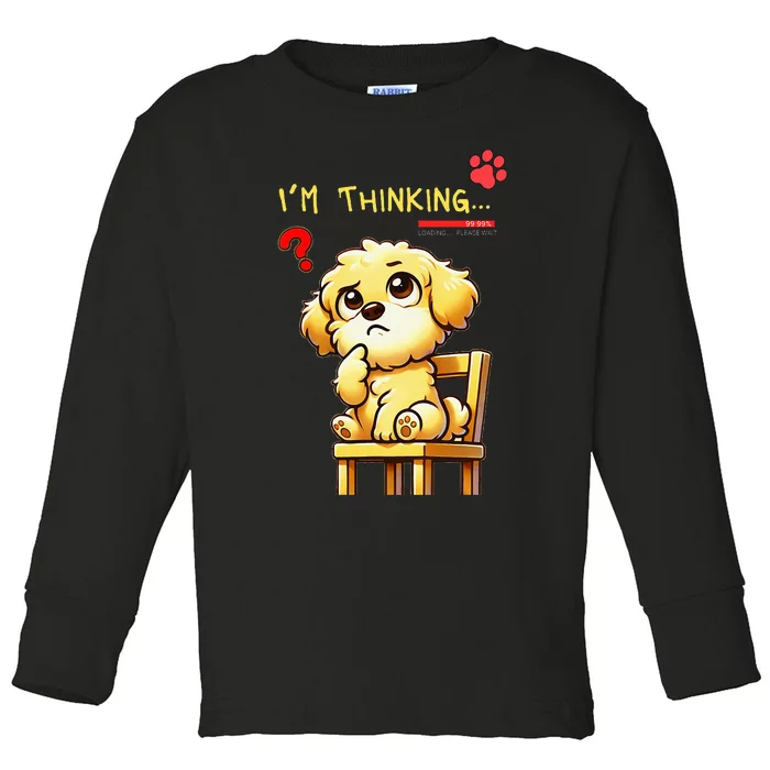 IM Thinking Toddler Long Sleeve Shirt