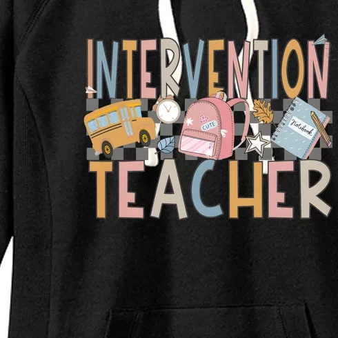 Intervention Teacher Women's Fleece Hoodie