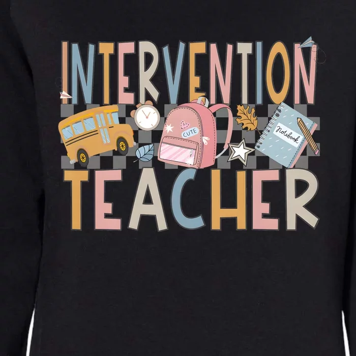 Intervention Teacher Womens California Wash Sweatshirt