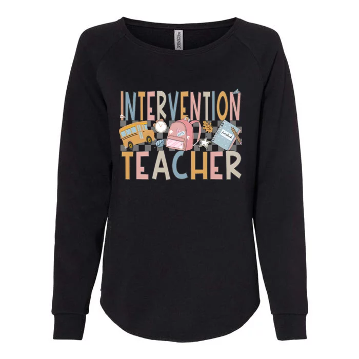 Intervention Teacher Womens California Wash Sweatshirt