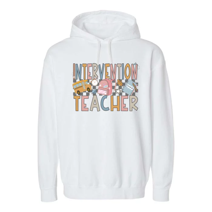 Intervention Teacher Garment-Dyed Fleece Hoodie