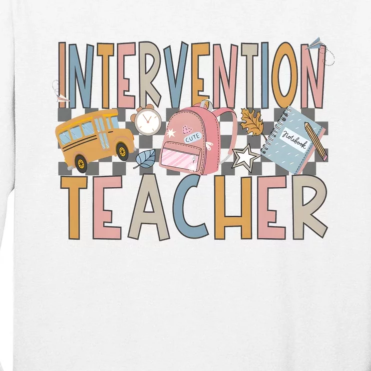 Intervention Teacher Tall Long Sleeve T-Shirt