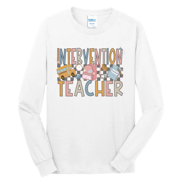 Intervention Teacher Tall Long Sleeve T-Shirt