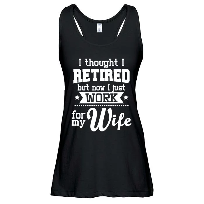 I Thought I Retired But Now - Retirement Retiree Pension Ladies Essential Flowy Tank