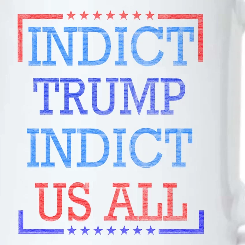 Indict Trump Indict Us All Support President Trump Black Color Changing Mug