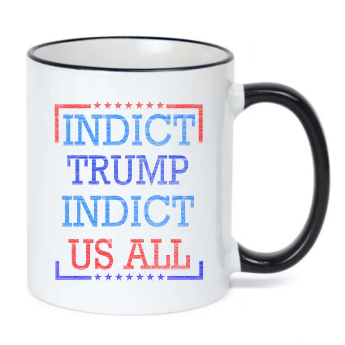 Indict Trump Indict Us All Support President Trump Black Color Changing Mug