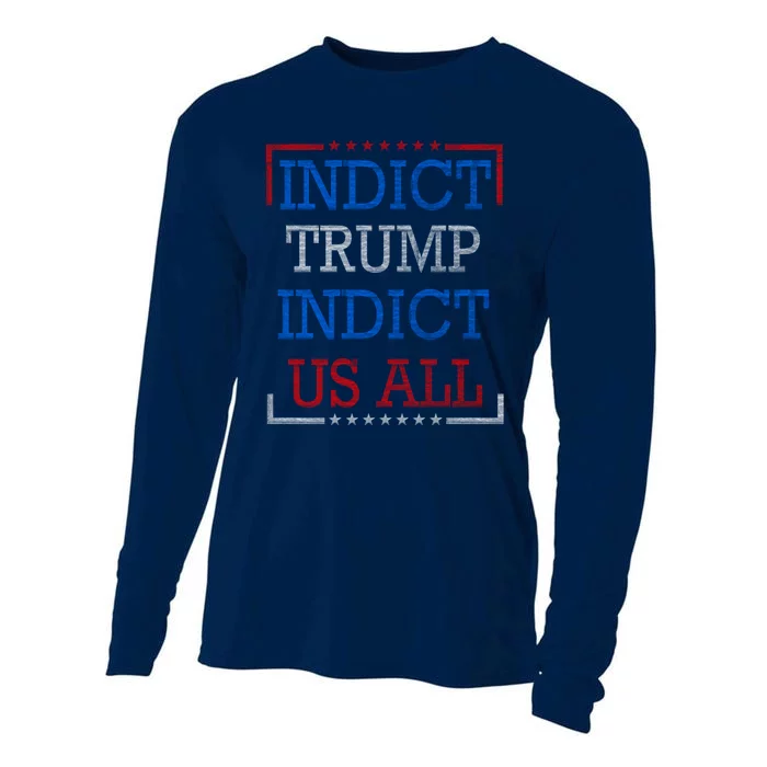 Indict Trump Indict Us All Support President Trump Cooling Performance Long Sleeve Crew