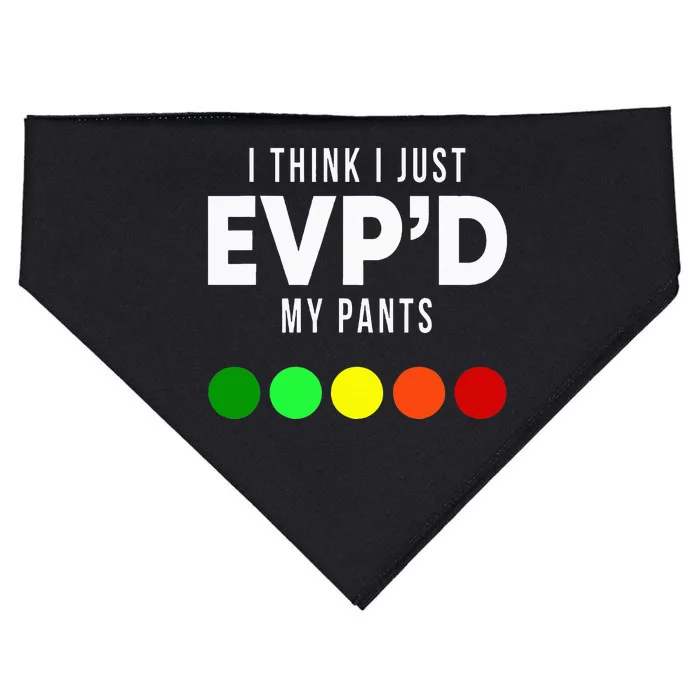 I Think I Just EvpD My Pants Funny Evp Ghost Hunting Hunter USA-Made Doggie Bandana