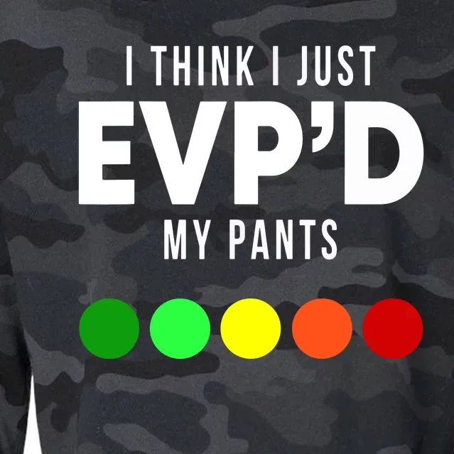 I Think I Just EVP'd My Pants Funny EVP Ghost Hunting Hunter Cropped Pullover Crew