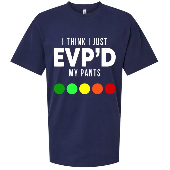 I Think I Just EVP'd My Pants Funny EVP Ghost Hunting Hunter Sueded Cloud Jersey T-Shirt