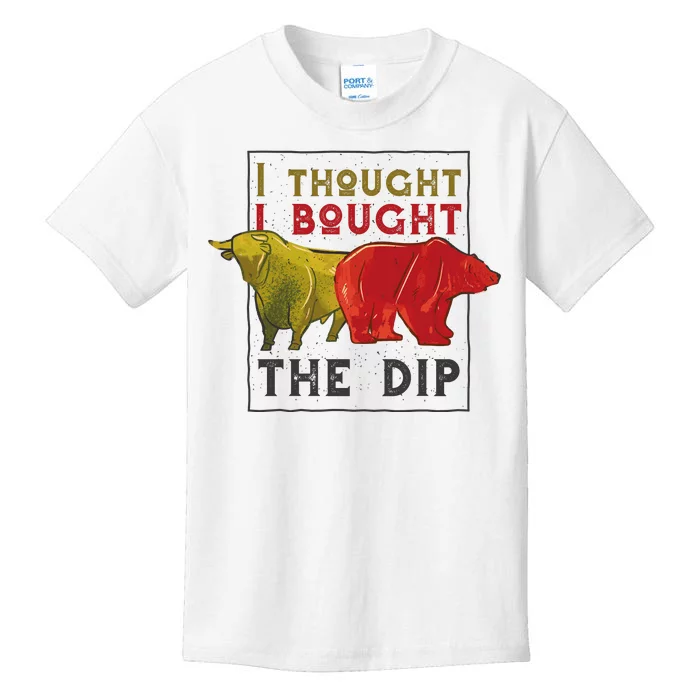 I Thought I Bought The Dip Bitcoin Kids T-Shirt