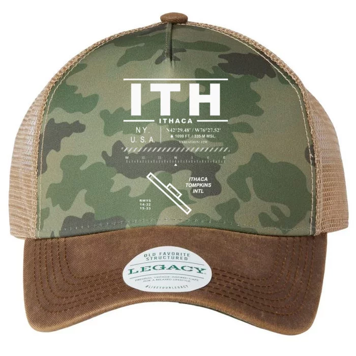 Ithaca Tompkins International Airport New York Ith Legacy Tie Dye Trucker Hat