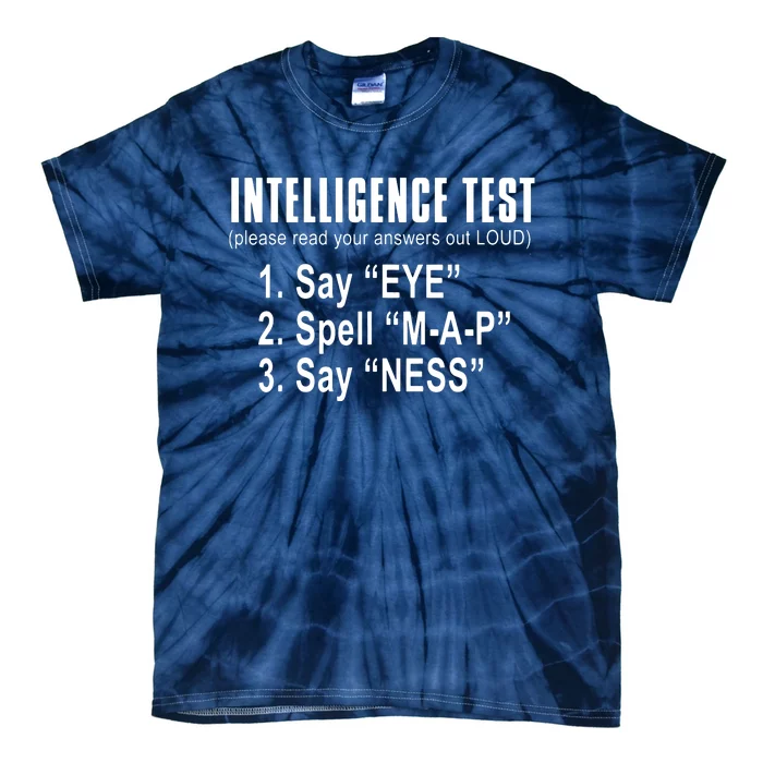 Intelligence Test Tie-Dye T-Shirt