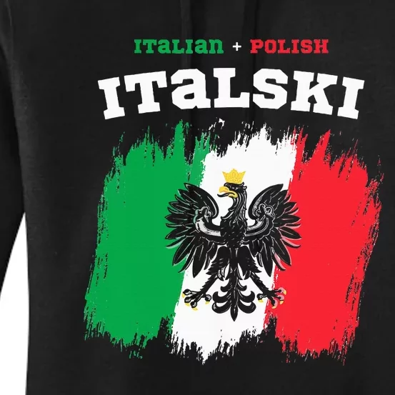 Italski the Italian Polish Hybrid Women's Pullover Hoodie