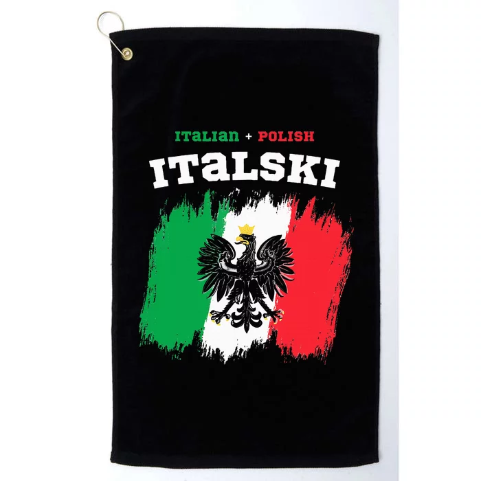 Italski the Italian Polish Hybrid Platinum Collection Golf Towel