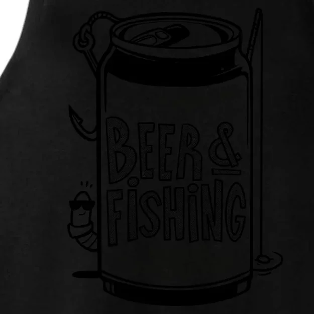 I'm Thinking It's A Beer And Fishing Kinda Weekend Ladies Tri-Blend Wicking Tank