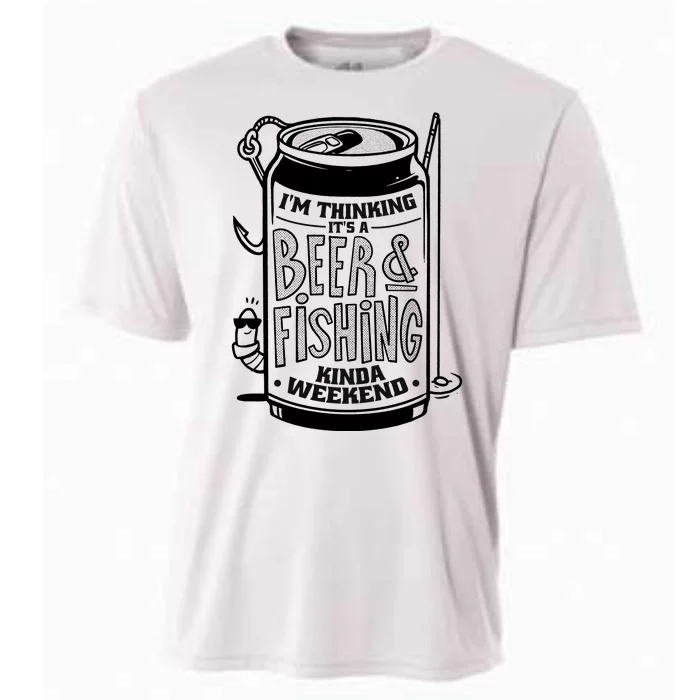 I'm Thinking It's A Beer And Fishing Kinda Weekend Cooling Performance Crew T-Shirt