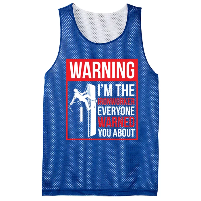 Im The Ironworker Ironwork Ironworkers Gift Mesh Reversible Basketball Jersey Tank