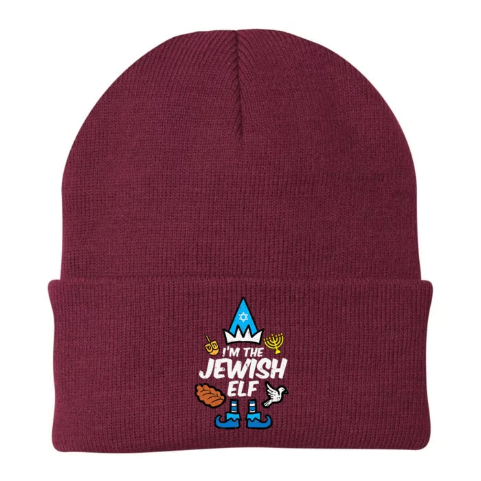 Im The Jewish Elf Family Hanukkah Chanukah Knit Cap Winter Beanie