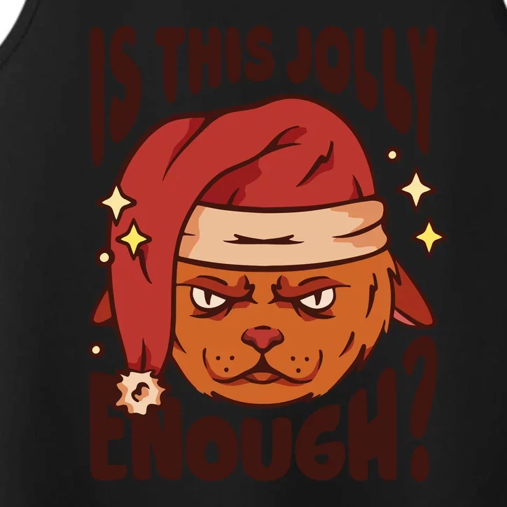 Is This Jolly Enough Anti Christmas Performance Tank