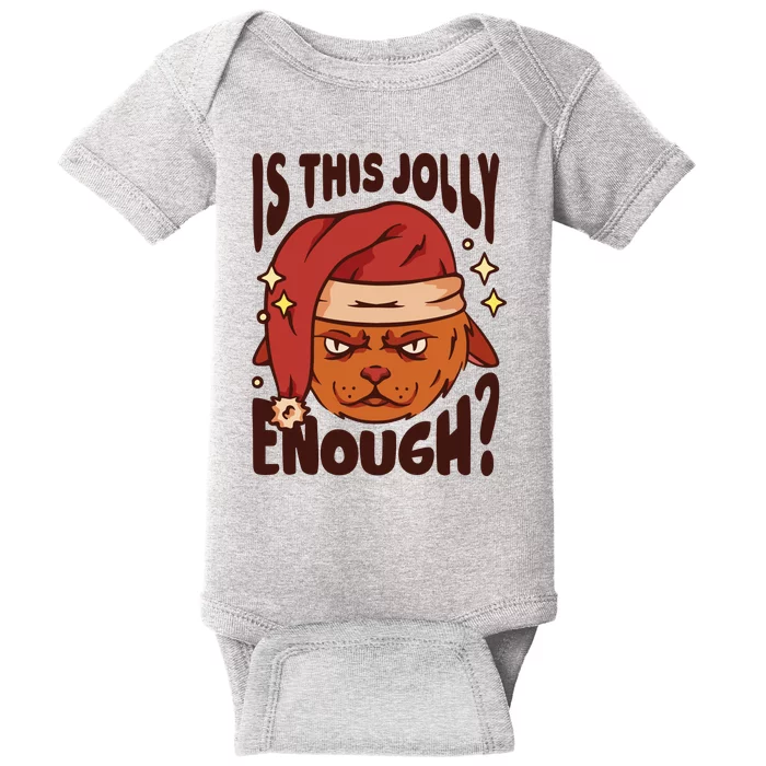 Is This Jolly Enough Anti Christmas Baby Bodysuit