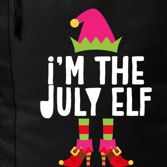 I'm The July Elf Matching Christmas Costume Daily Commute Backpack