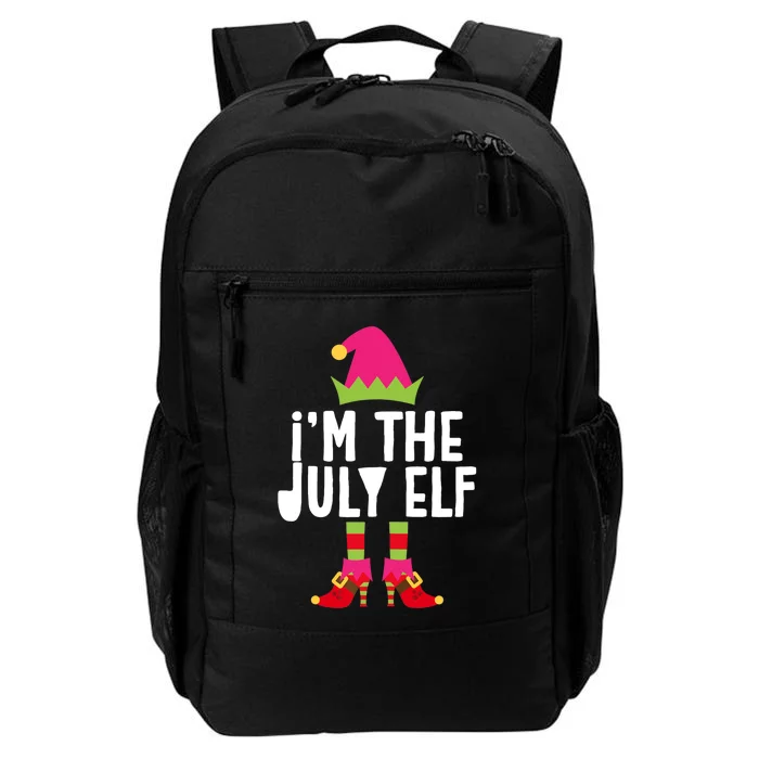 I'm The July Elf Matching Christmas Costume Daily Commute Backpack