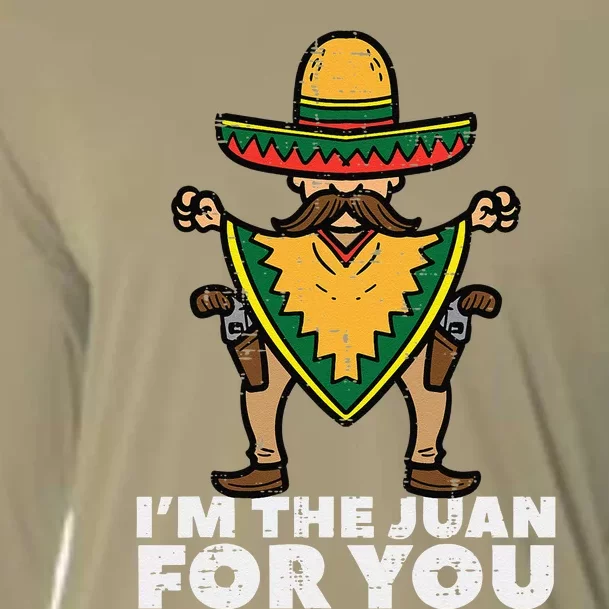 Im The Juan For You Funny Cinco De Mayo Mexican Fiesta Party Cooling Performance Long Sleeve Crew