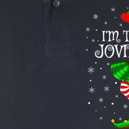 I'm the Jovie Elf Funny Ugly Christmas Apparel Softstyle Adult Sport Polo