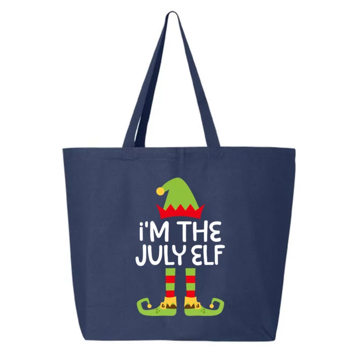 I'm The July Elf Matching Christmas Costume 25L Jumbo Tote