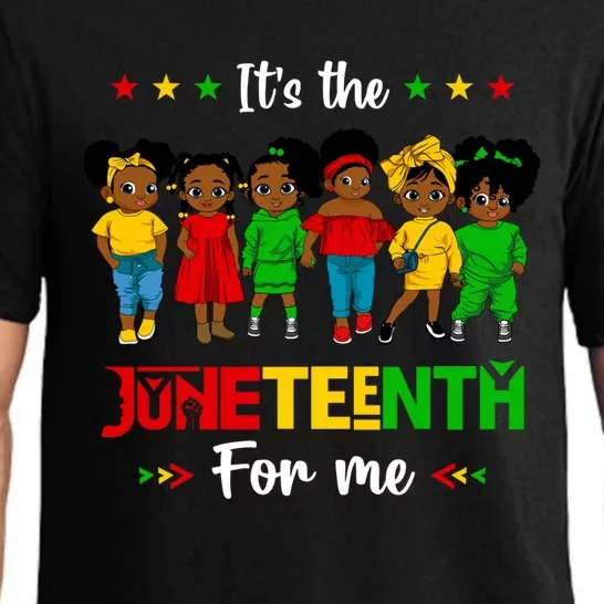 Its The Juneteenth For Me African American Queen Gift Pajama Set