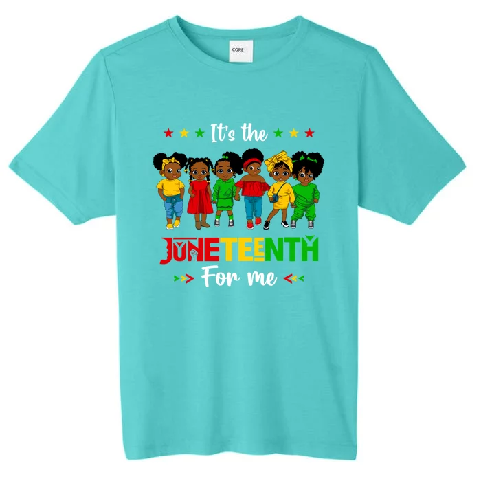 Its The Juneteenth For Me African American Queen Gift ChromaSoft Performance T-Shirt