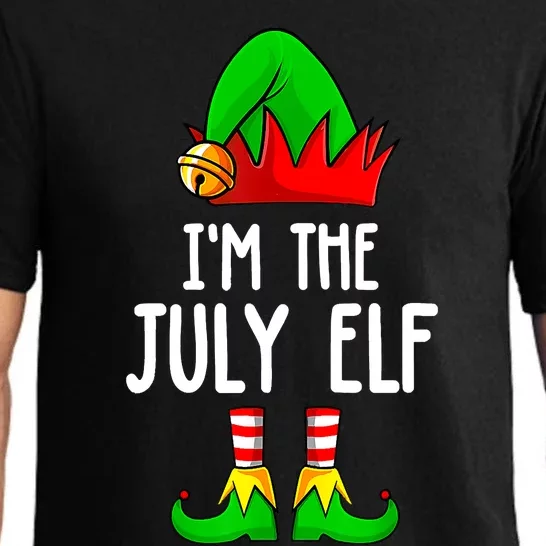 Im The July Elf Funny Holiday Christmas Pajama Set