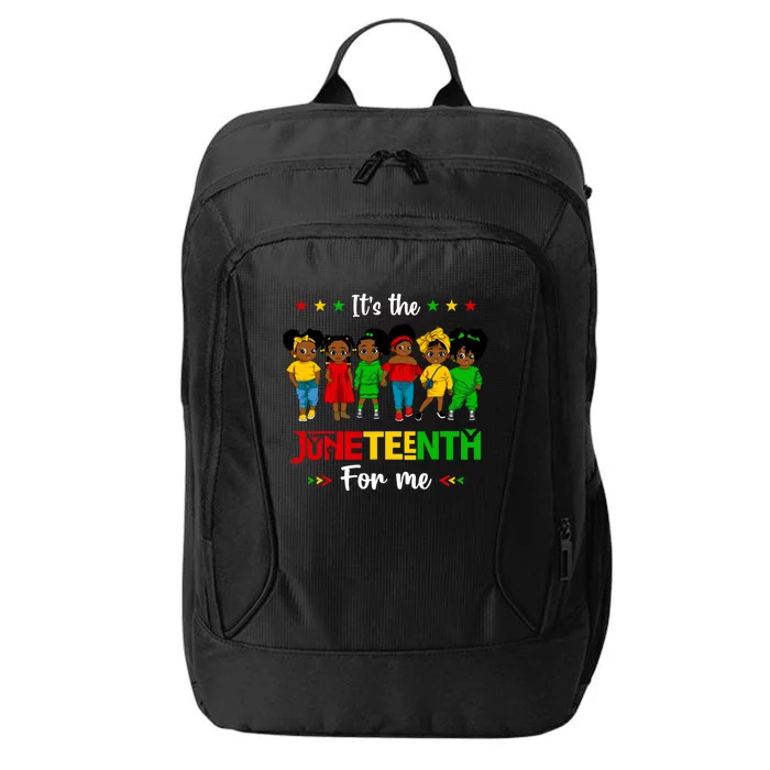 Its The Juneteenth For Me African American Queen Great Gift City Backpack