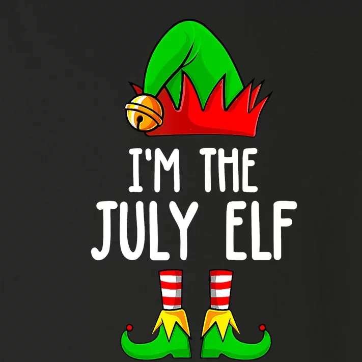 Im The July Elf Funny Holiday Christmas Men Women Kids Toddler Long Sleeve Shirt