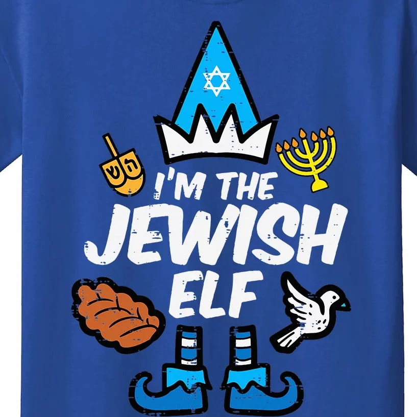 Im The Jewish Elf Family Hanukkah Chanukah Kids T-Shirt