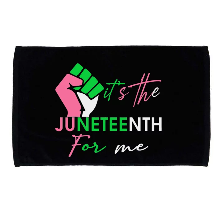 It's The Juneteenth aka For Me Freeish Since 1865 Microfiber Hand Towel