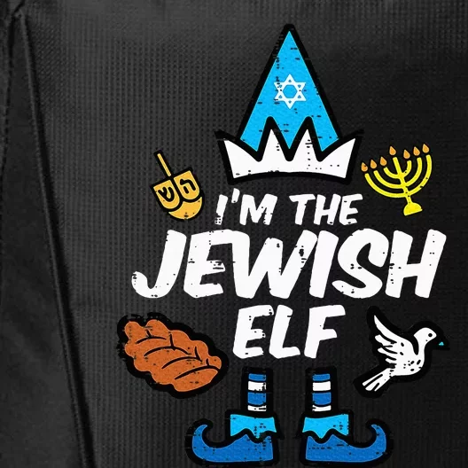 Im The Jewish Elf Family Hanukkah Chanukah City Backpack