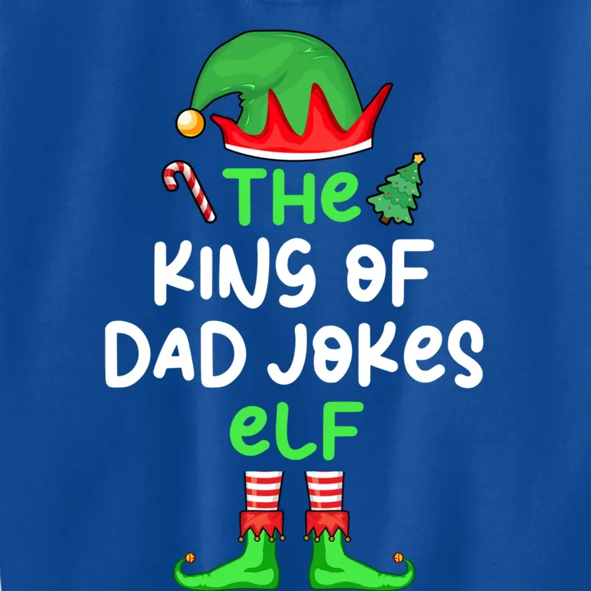 Im The King Of Dad Jokes Christmas Family Matching Gift Kids Sweatshirt